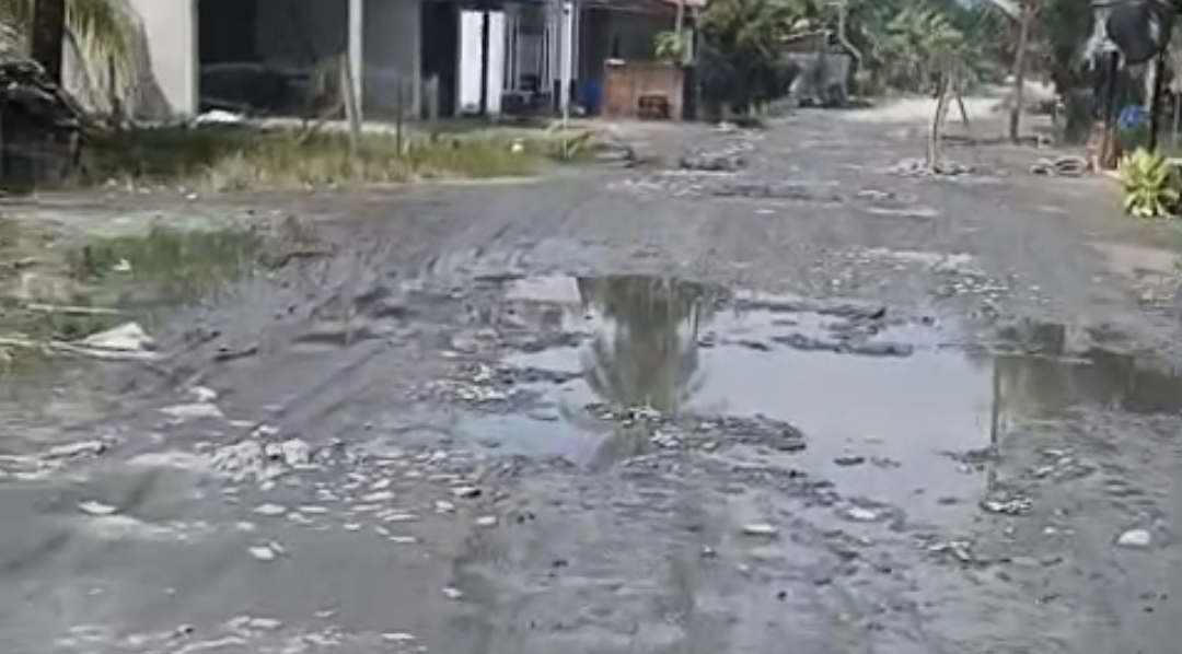 Janji Perbaikan Tak Kunjung Terwujud, Jalan di Desa Sarang Burung Danau Kian Memprihatinkan