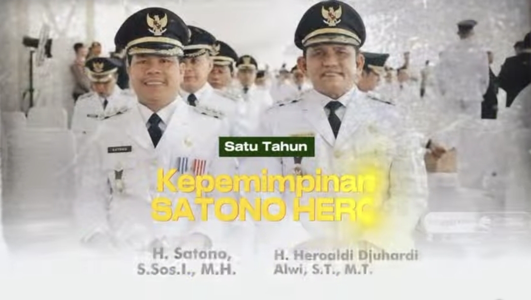 Satu Tahun Kepemimpinan, Bupati Satono Sampaikan Terima Kasih kepada Masyarakat Sambas