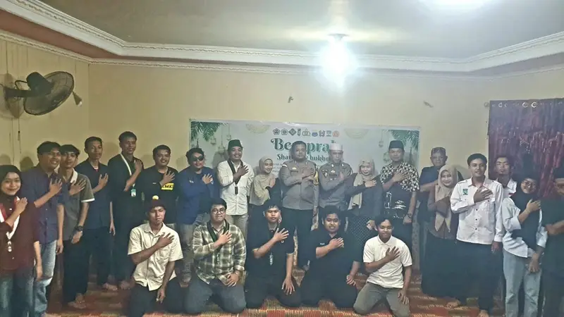 Polres Sambas Perkuat Sinergi dengan Mahasiswa Lewat Besaprah dan Buka Puasa Bersama