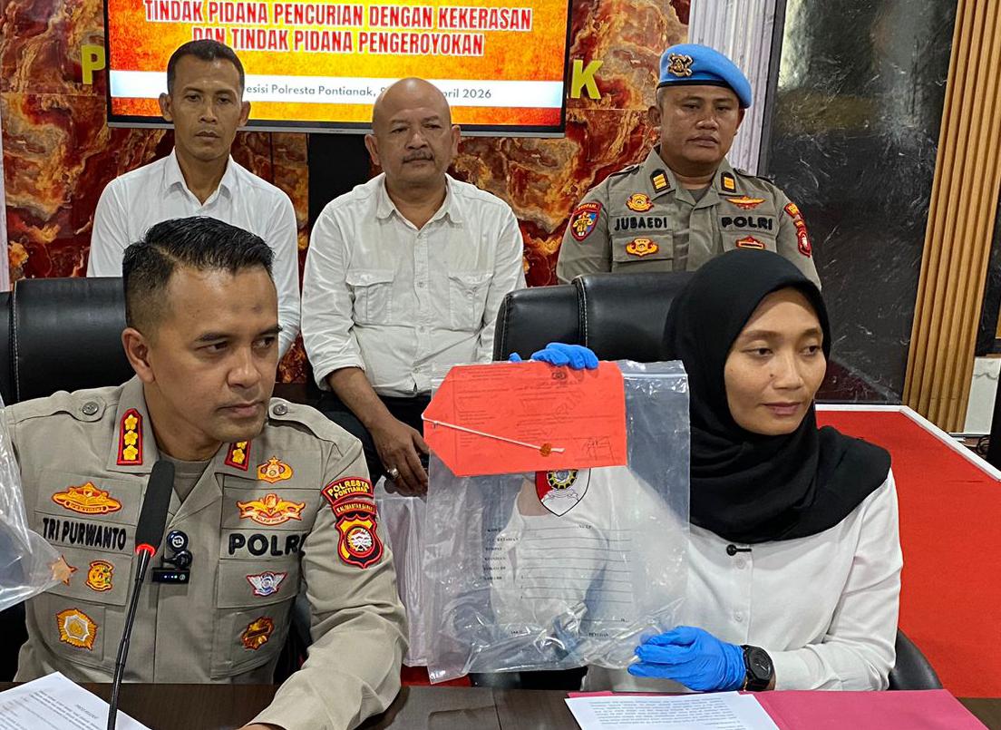 Pria Dikeroyok Brutal di Warkop Pontianak, Pelaku Utama Ternyata Pecatan Polri