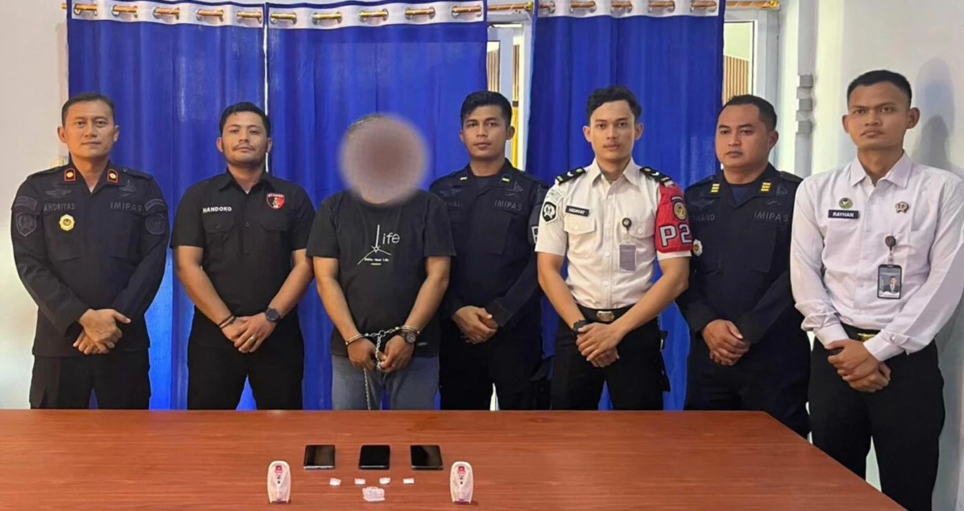 Aksi Pengunjung Bawa Sabu ke Rutan Sambas Berakhir Ditangkap