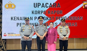 Kapolsek Paloh Naik Pangkat Pengabdian, AKP Sa’emni Resmi Sandang Pangkat Kompol