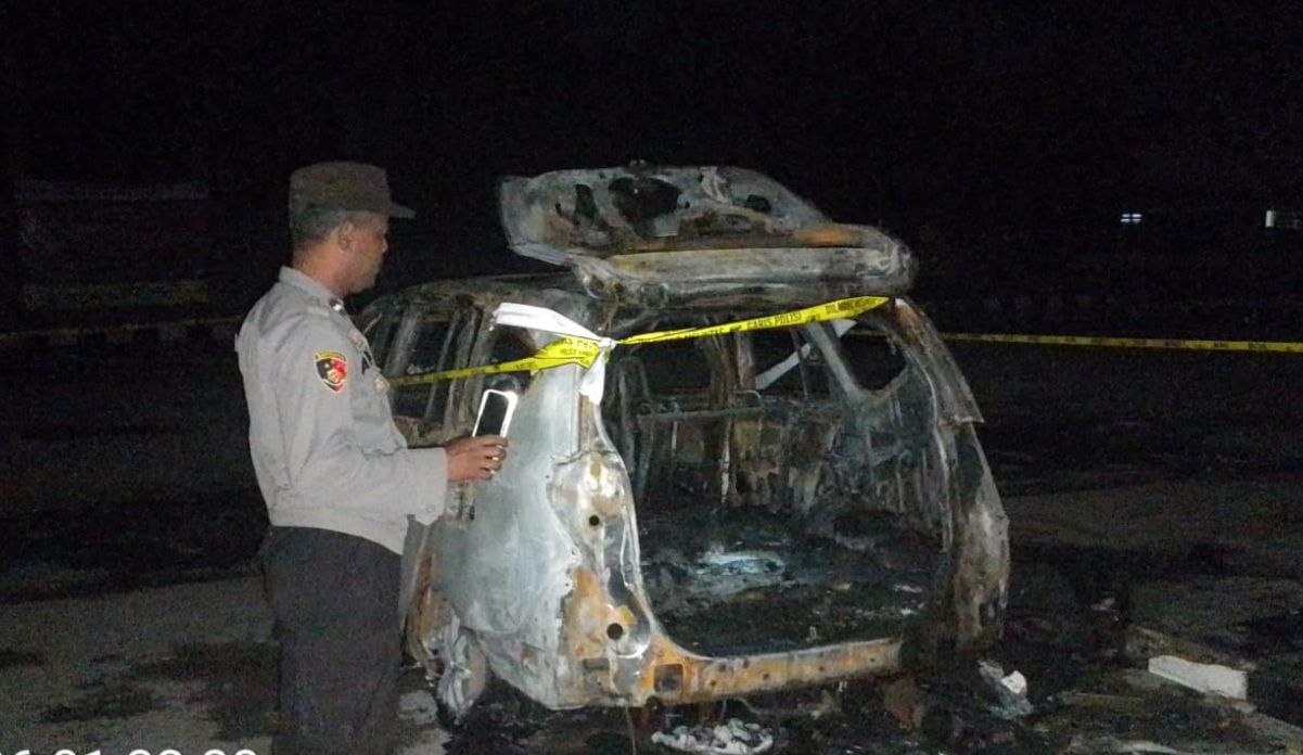 Mobil Terbakar Saat Isi BBM di SPBU Semparuk, Pengemudi Alami Luka Bakar