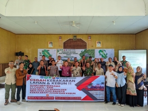 PT PANP dan PT SAM Perkuat Pencegahan Karhutla Melalui Sosialisasi Desa Mandiri Peduli Gambut di Sejangkung