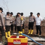 Kapolres Bengkayang Terima Kunjungan Kapolda Kalbar di Sungai Duri, Sumur Bor hingga Posko Karhutla Dicek