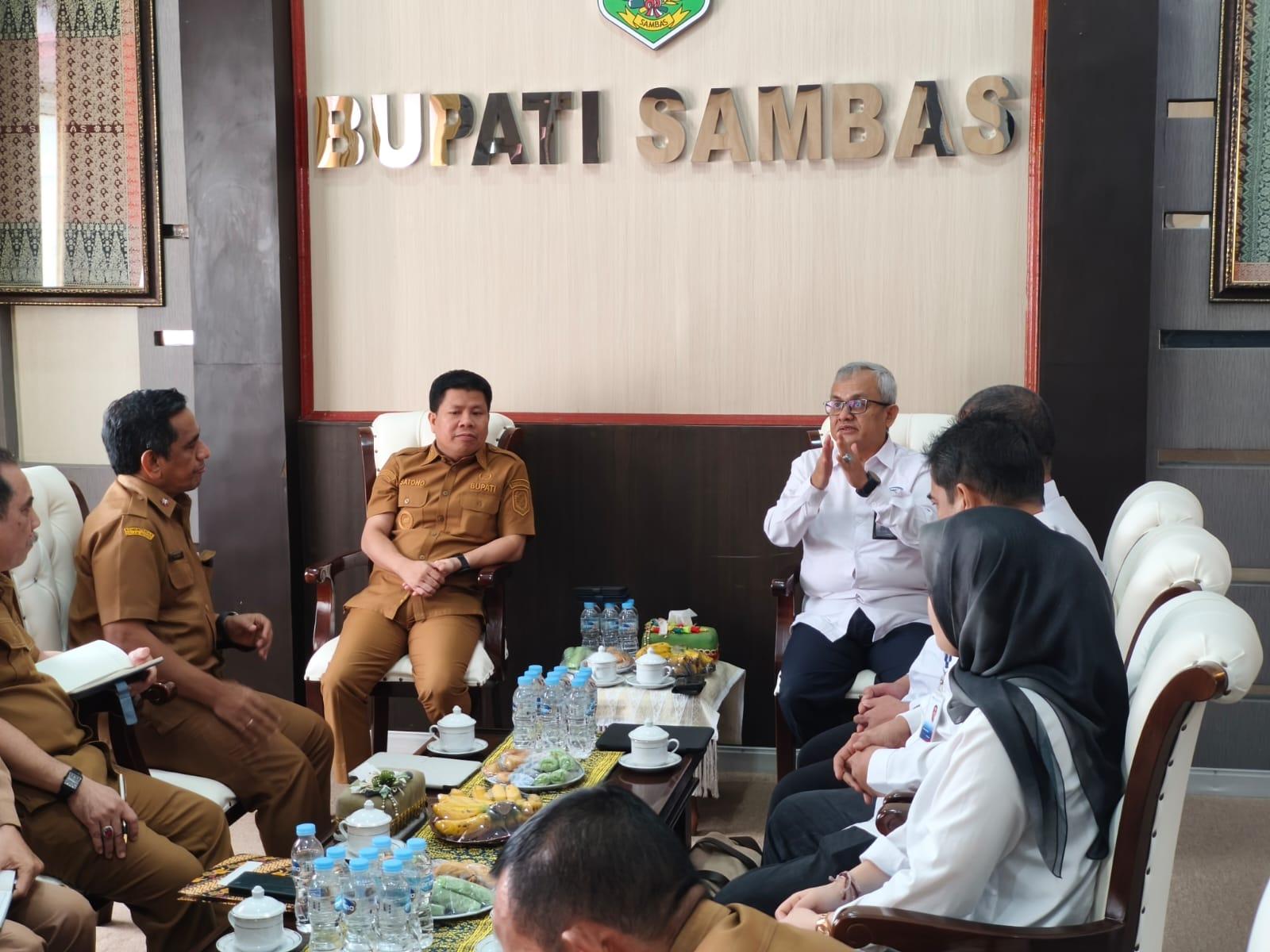 Bupati Sambas Terima Kunjungan BPKP Kalbar, Perkuat Pengawasan dan Akuntabilitas Keuangan Daerah