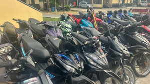 Satlantas Polres Sambas Amankan 85 Motor Berknalpot Brong Selama Oktober