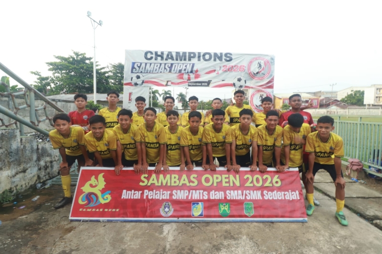 Comeback Dramatis! SMPN 2 Sambas Rebut Gelar Juara Sambas Open 2026